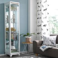 모던탑21 이지-프리미엄 400-5단 유리장식장 거실진열장