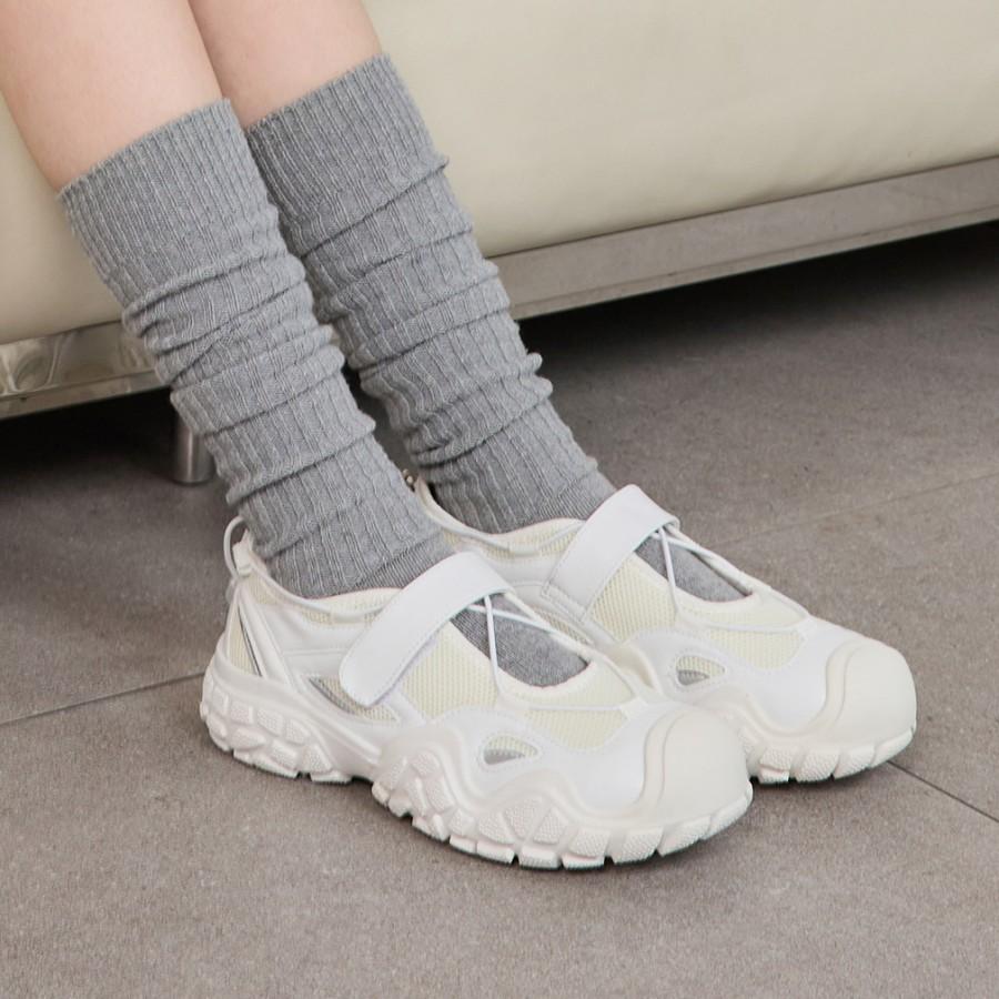 마쯔 by 엘칸토 여성 토캡 메리제인 캐주얼 스니커즈 4.5cm LCWC90M513