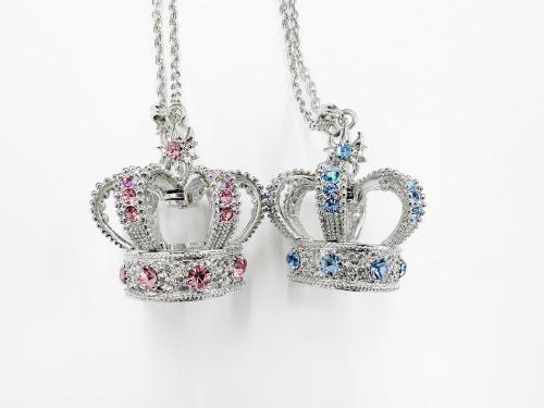 ★크라운 목걸이 스페셜 핑크, 마린블루★3~5일 이내 배송이 가능한 상품입니다