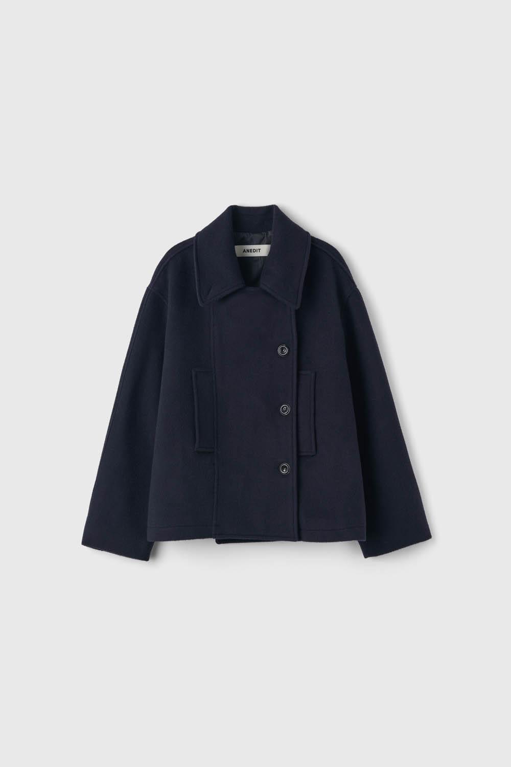 ANEDIT - P Studio Wool Double Jacket_Twilight