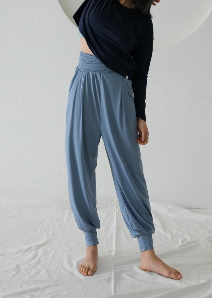 소프트 하렘팬츠 - 스카이