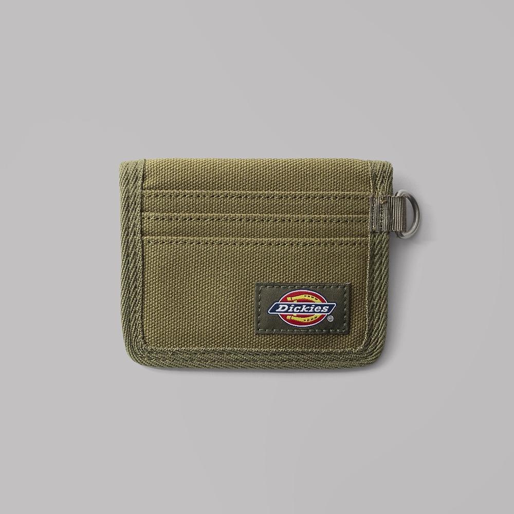 덕 캔버스 카드 지갑 Olive