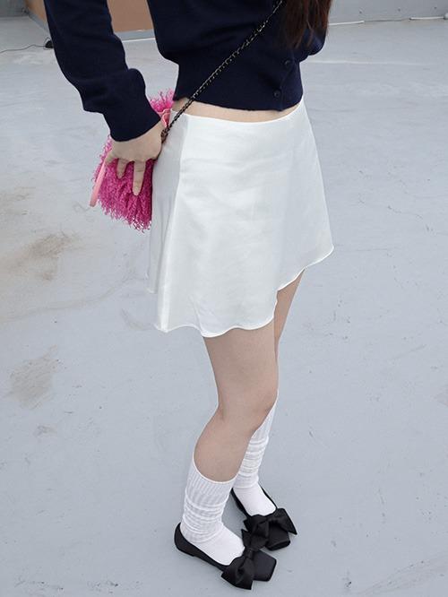 A SATIN SKIRT, 2color