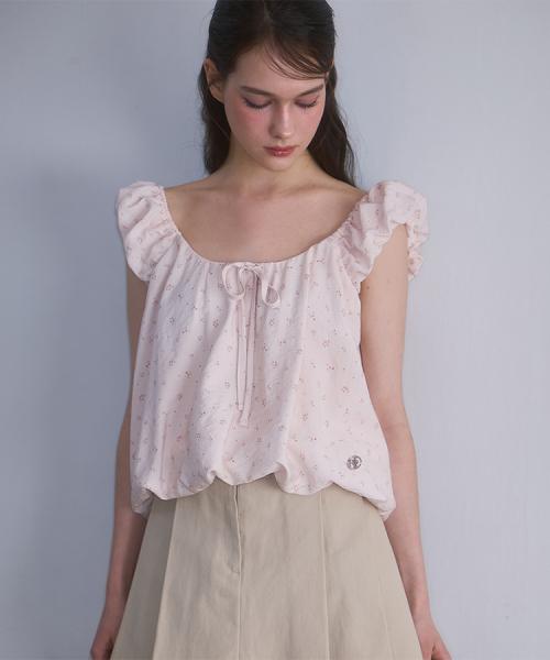 Pumpkin Flower Blouse [Pink]