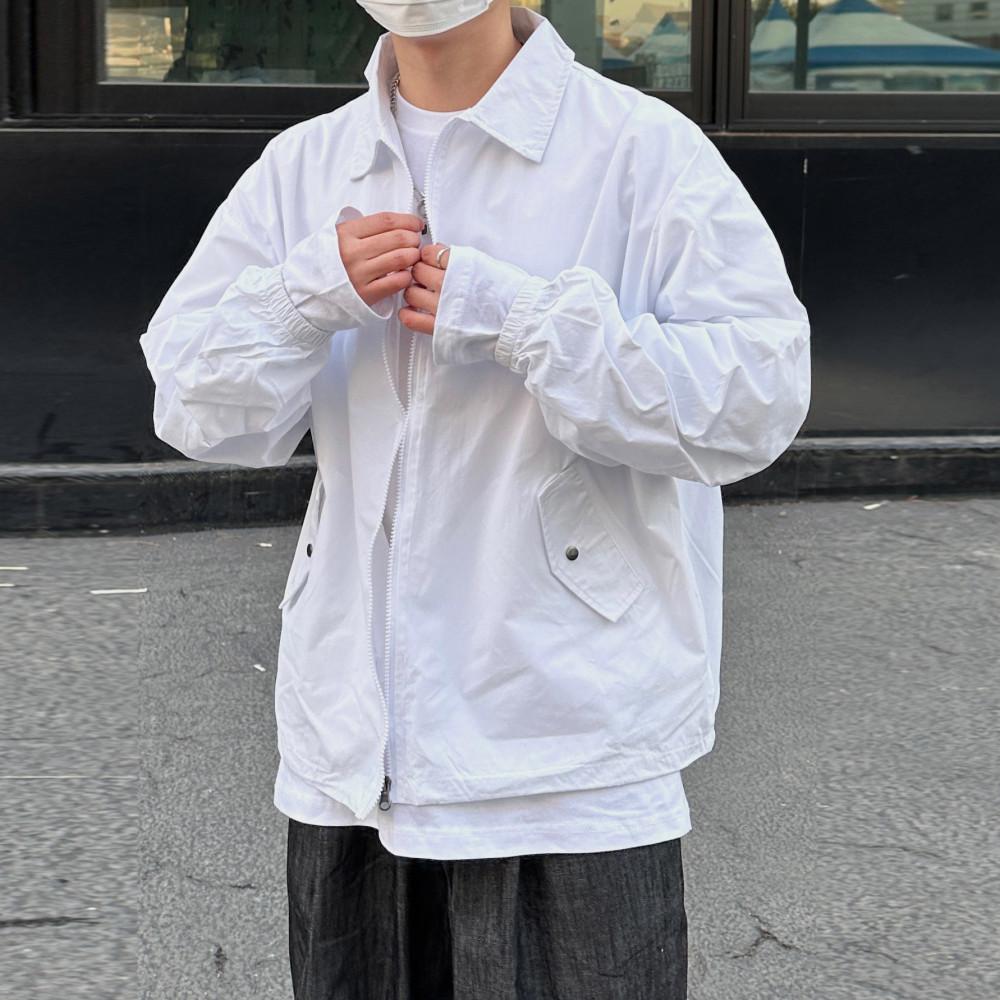 남자바람막이 카라 숏자켓 커플 윈드브레이커