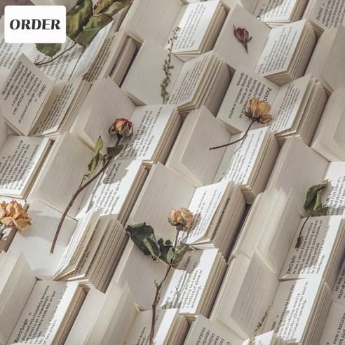 빈티지 레터링 떡메모지 떡메 조각 종이 페이퍼 다꾸 - 메모지 | 쿠팡