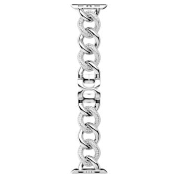 Sparkling 되는 체인 스트랩, Apple Watch® 40mm, 41mm 용, 실버 톤, 스테인리스 스틸