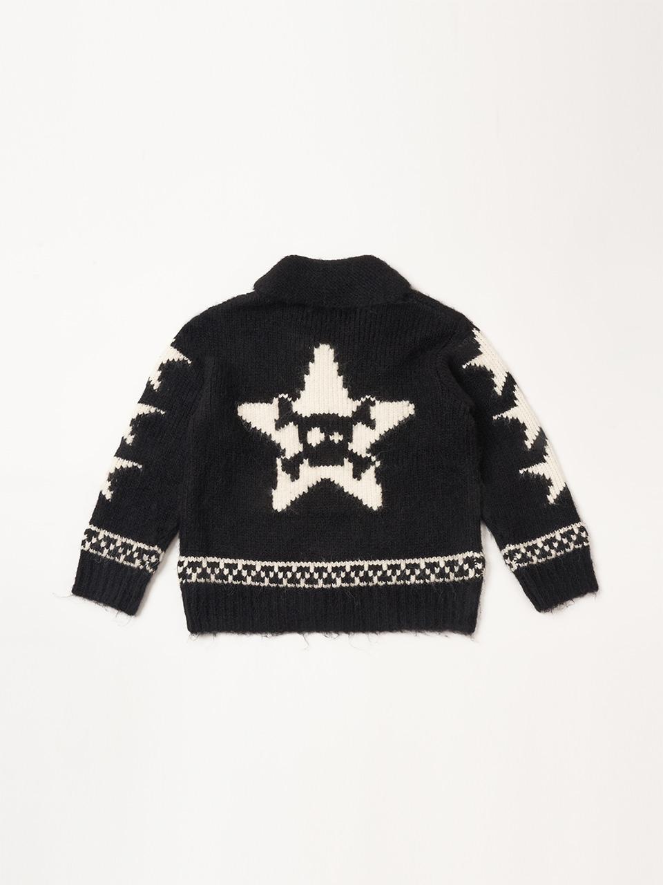 [PLZPROJECT]80'S VINTAGE COWICHAN CARDIGAN, BLACK