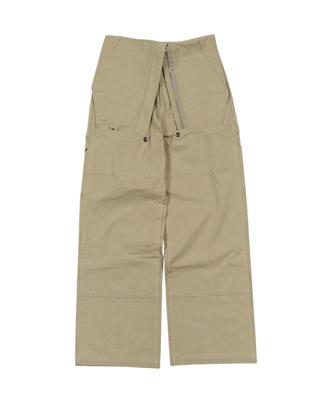 CHANGEABLE POCKET OVERALL BEIGE
