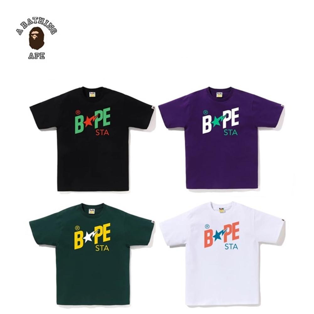 베이프 컬러스 베이프 스타 로고 반팔티 COLORS BAPE STA LOGO TEE