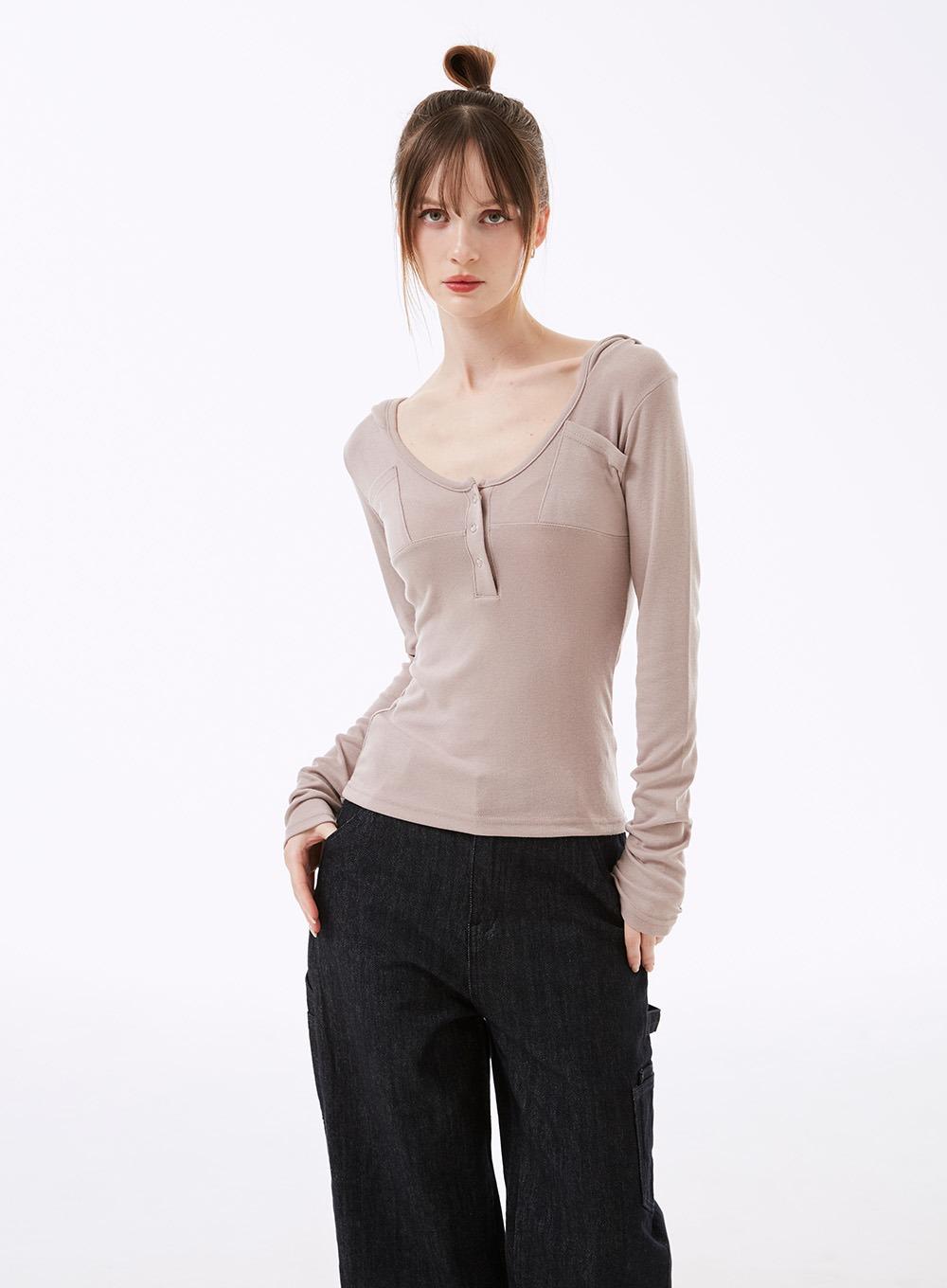 라디스 스냅 후드티