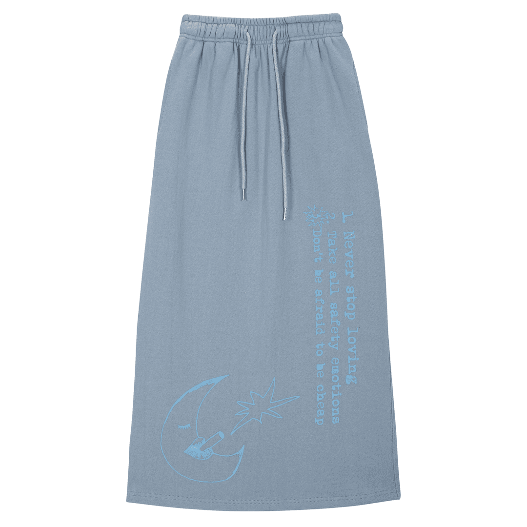 Golden Rule: Don't be afraid to be cheap SKIRT (Sky blue)