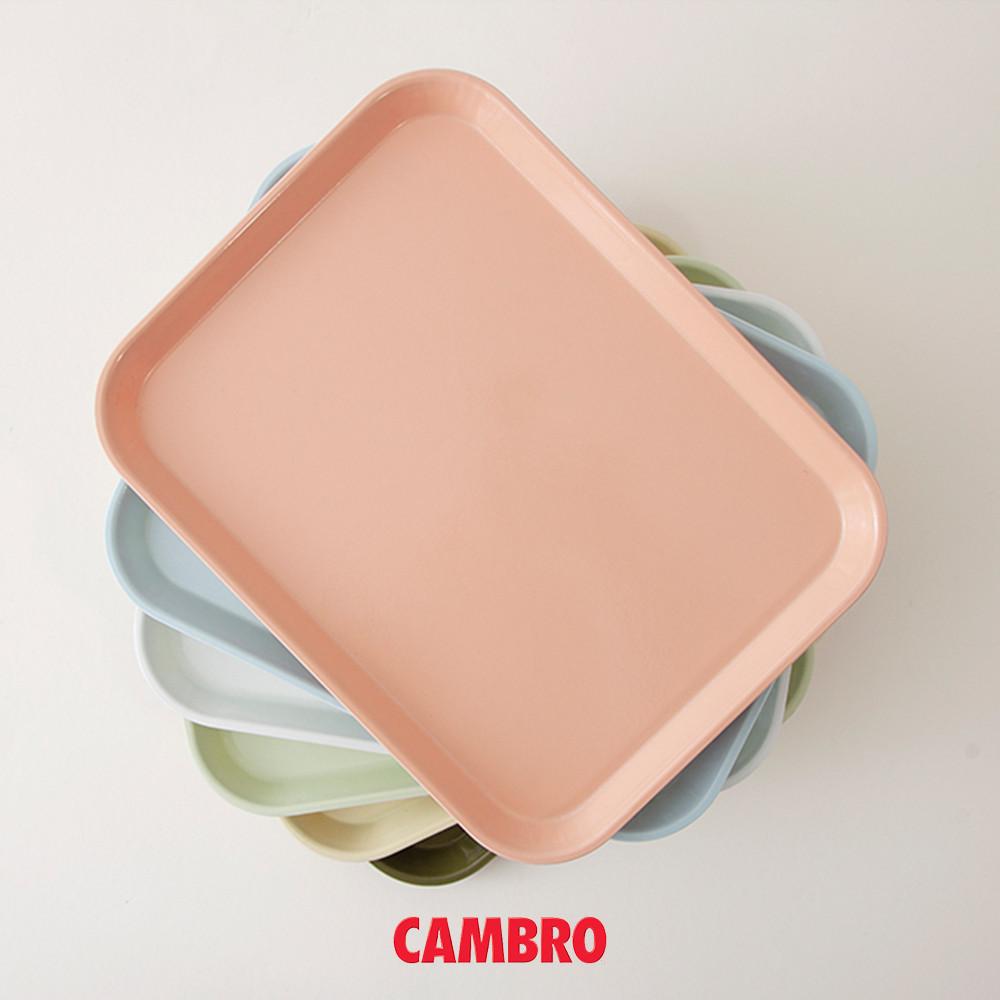 ★[B급][수입원] 캠브로 CAMBRO 캠트레이 사이즈 소(s) 카페 사각 쟁반 트레이
