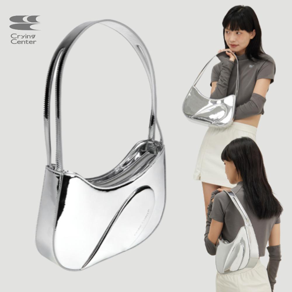 CRYINGCENTER 크라잉센터 가방 실버백 숄더백 키치 하이틴 y2k 가방