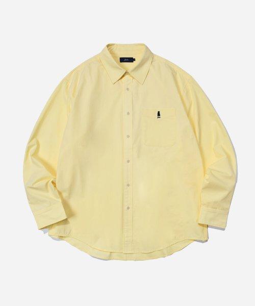 OVER FIT HERITAGE DAN SHIRTS LIGHT YELLOW