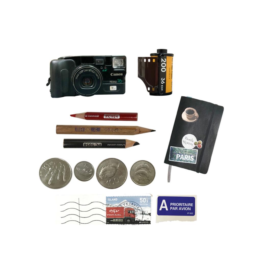 여행 기록 도구들 마스킹 테이프 (20mm)