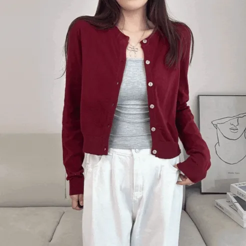 ⚡당일발송 NB488 - 간절기 조아 가디건 (4color)