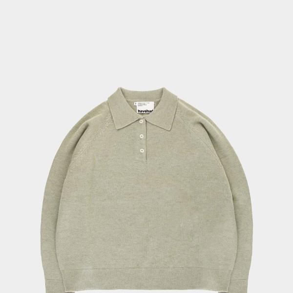 Light Wool Collar Knit (Mint)