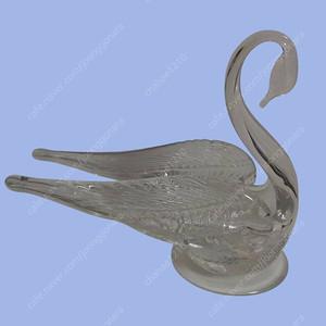 영국 대형 투명 백조 보관함 보석함