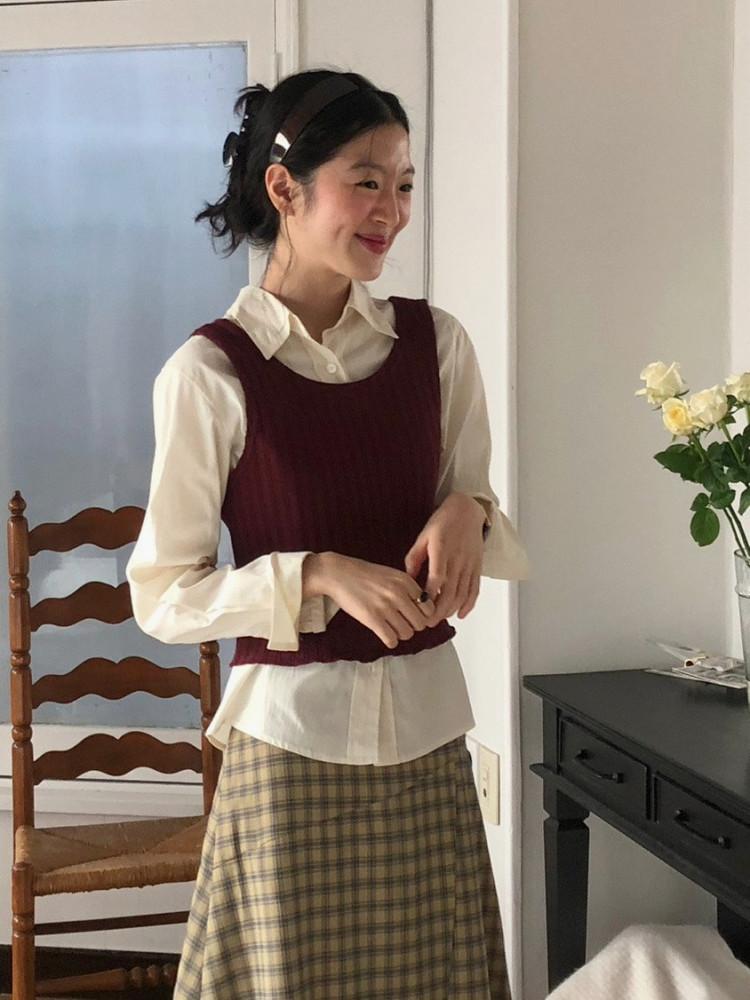 웨더 트리 레이어 나시 슬리브리스 5color