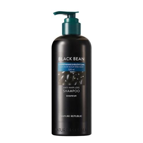 네이처리퍼블릭 블랙빈 안티 헤어로스 샴푸, 520ml, 1개 - 샴푸 | 쿠팡
