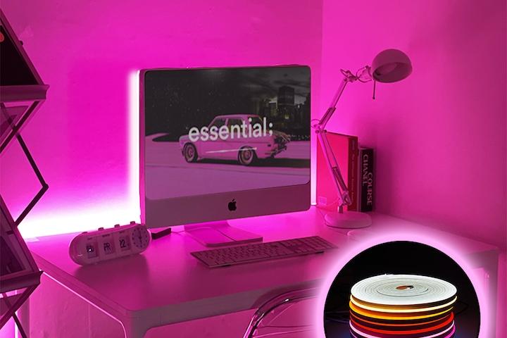 LED 네온사인 줄조명 간접등 침대 컴퓨터방 홈바 카페 인테리어 2m/5m 10colors