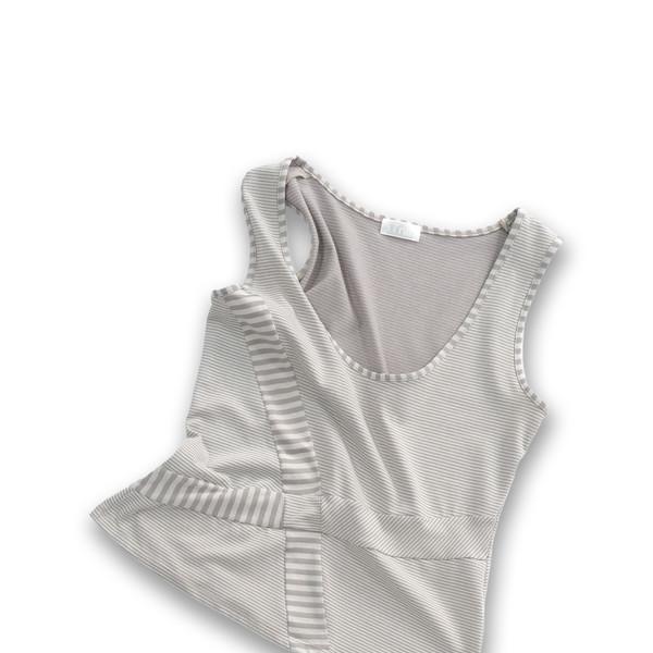 CROSSWAY STRIPE TOP[KHAKI]