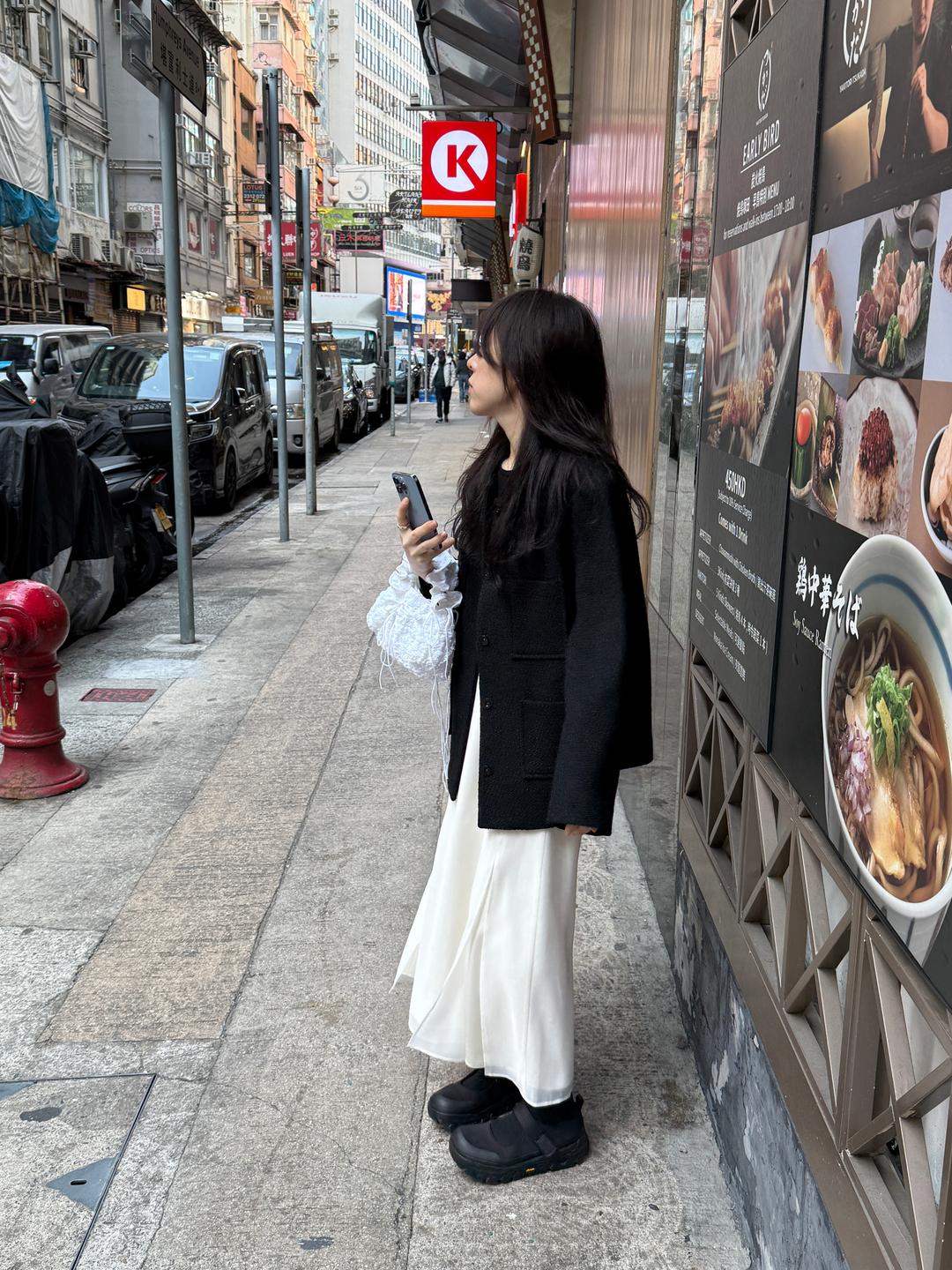 [리어스 제작] 젠 트위드 자켓 (black)