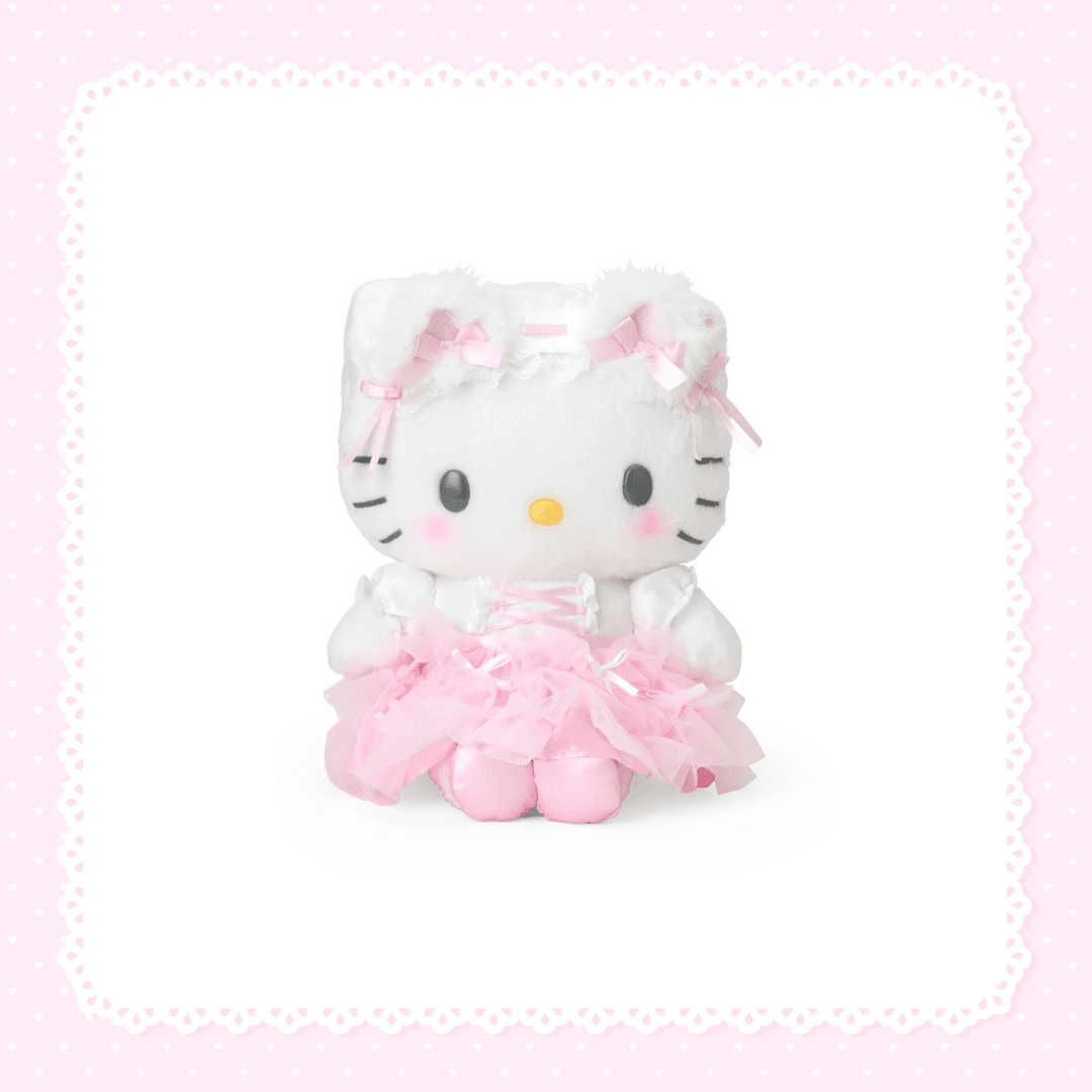 [산리오] 시로네코 발레리나 시리즈 헬로키티 누이구루미 봉제인형