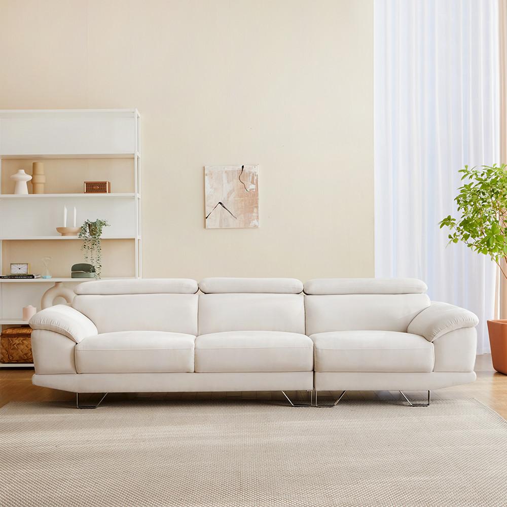 한샘몰pick 폴로까사 생드니 아쿠아텍스 스웨이드 4인용 패브릭 소파