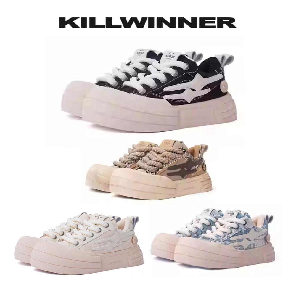 킬위너 KILLWINNER 스니커즈 유니섹스 스마일 라이프 블랙
