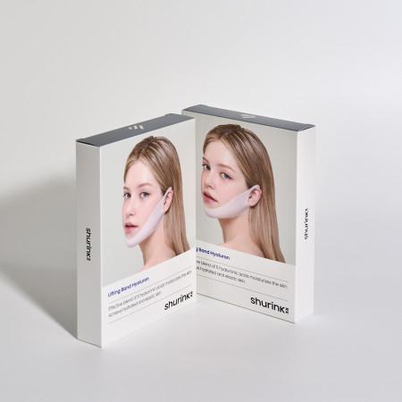 이런 상품 어때요? 슈링크 알엑스 리프팅 밴드 히알루론 10매 세트 / U존 탄성 보습 진정 촉촉 리프팅 슬로에이징/ 수분 부족형 피부 추천