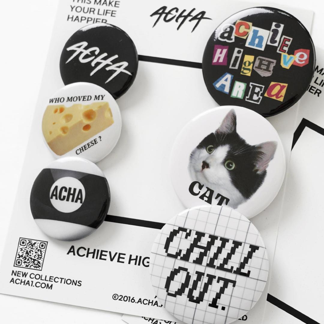 ACHIEVE.H.A 데일리 핀버튼