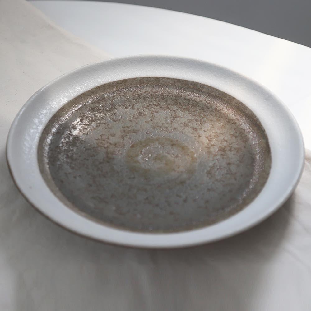 펄 브라운 원형 접시 25 cm