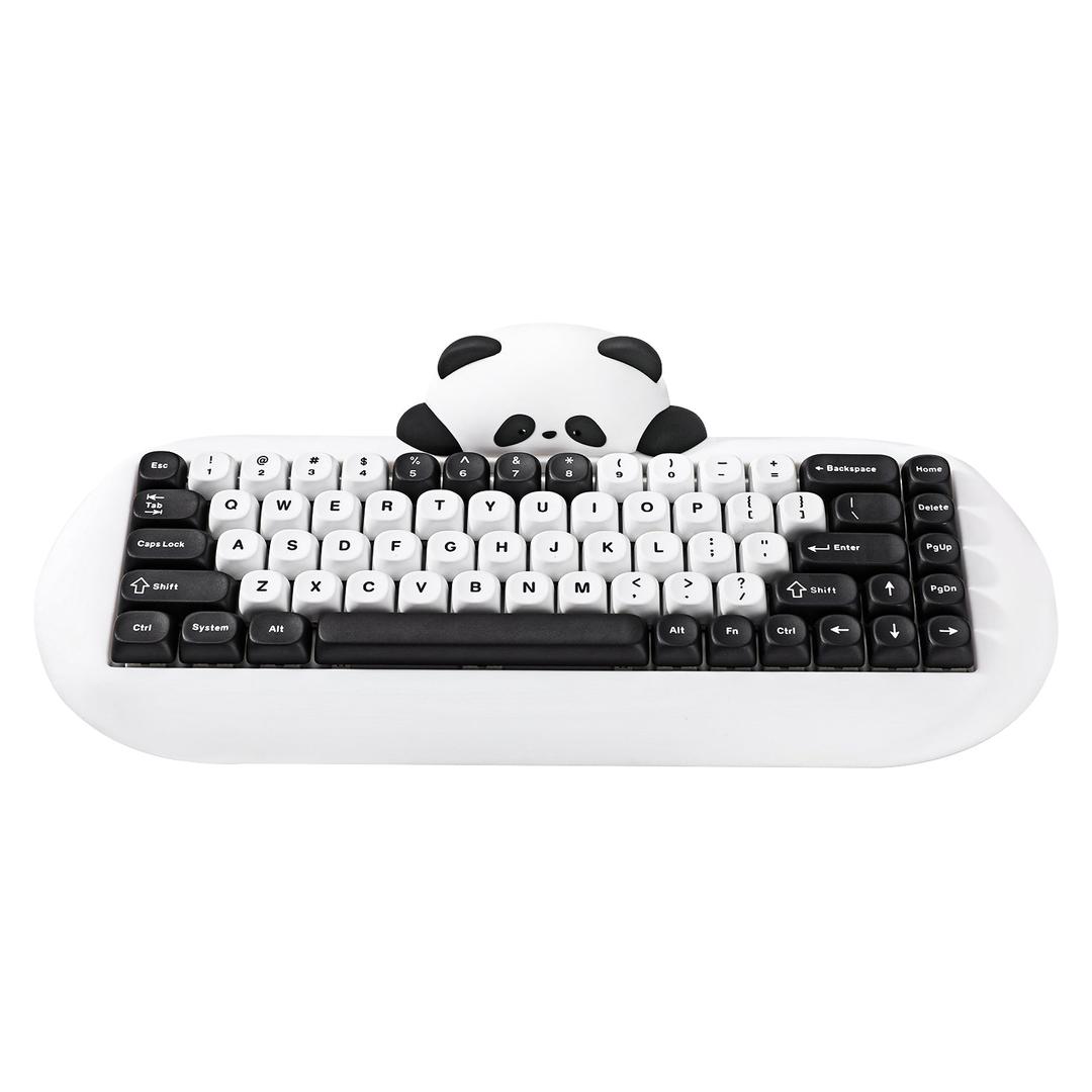 YUNZII C68 Panda Wireless Hi-Fi Mechanical Keyboard - White / YUNZII Panda Linear Switch