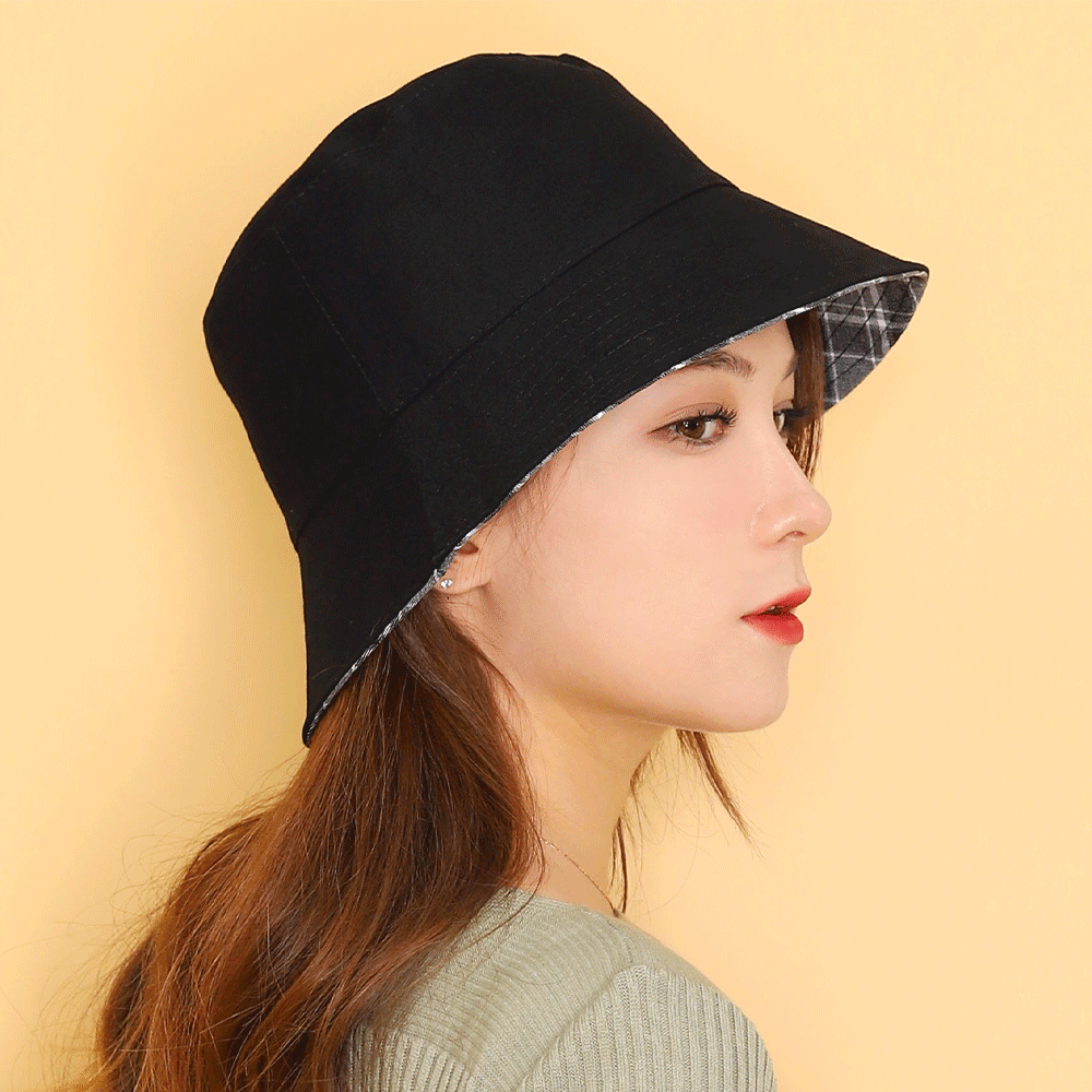 캡조아 양면체크버킷
