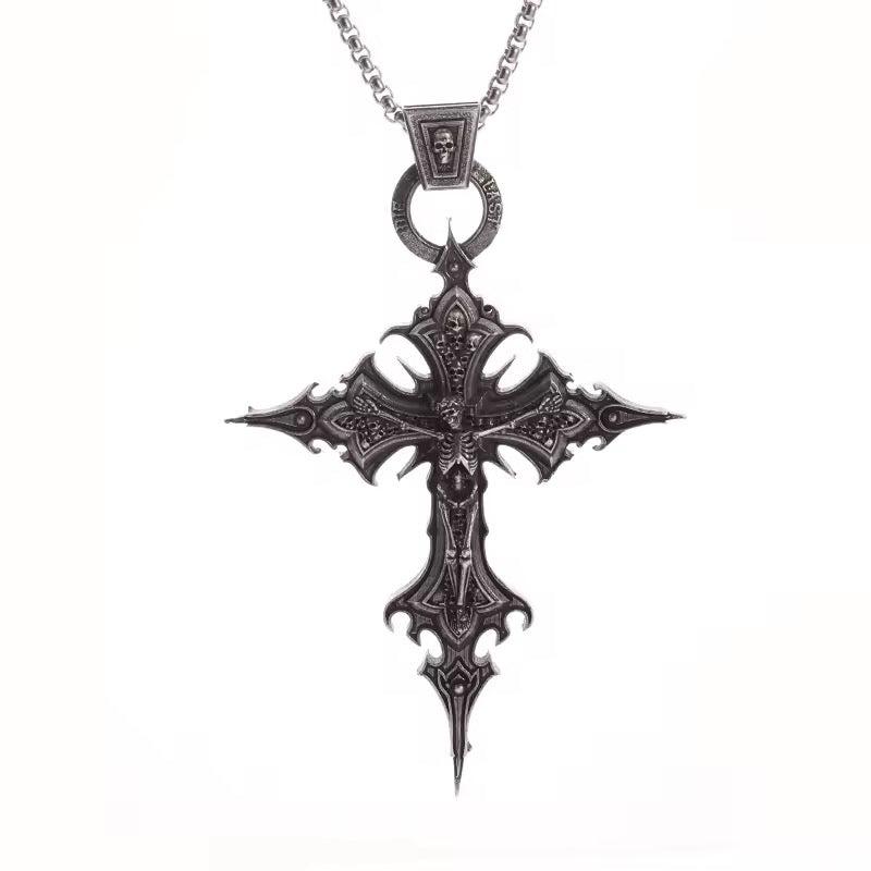 Goth cross Necklace