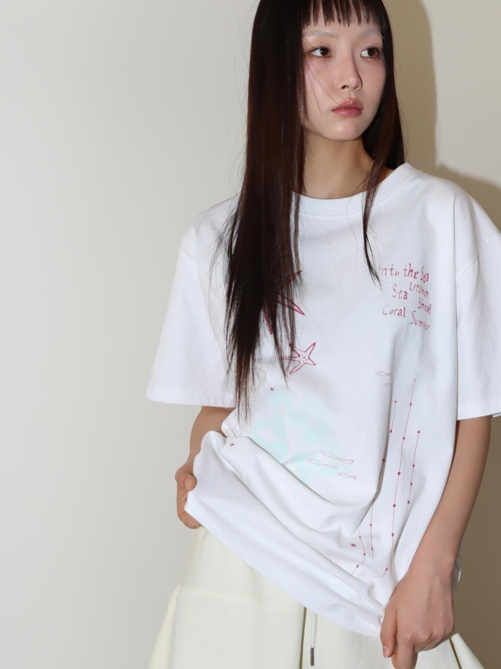 [ONSKA] [5차] UNDER THE SEA T-SHIRT (WHITE)