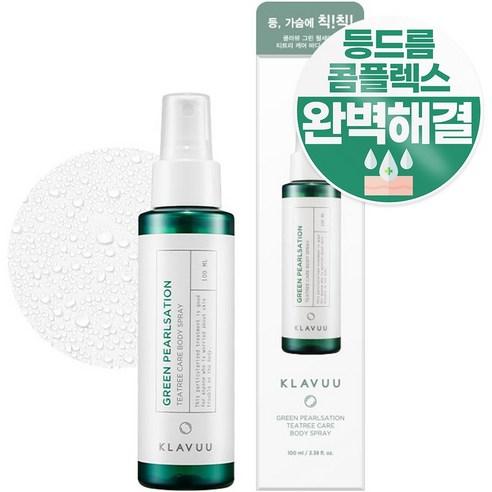 클라뷰 그린 펄세이션 티트리케어 바디스프레이, 100ml, 1개