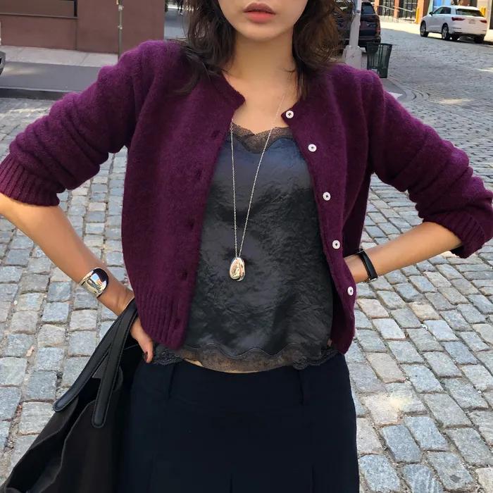 [4차리오더]LIENA CARDIGAN (PURPLE)