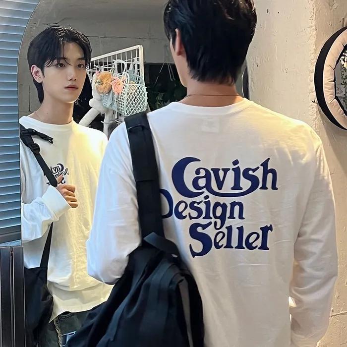 SELLER LOGO LS TEE WHITE(CV2ESUT550A)