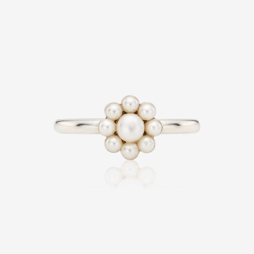 [주문제작] Daisy ring Silver, PEARL