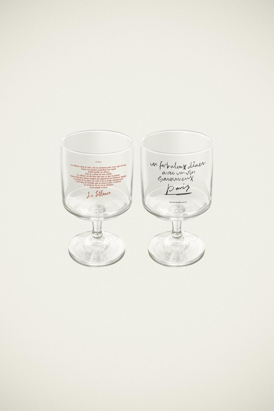 [SET] Midnight +Fabulous Dinner Wine Glass