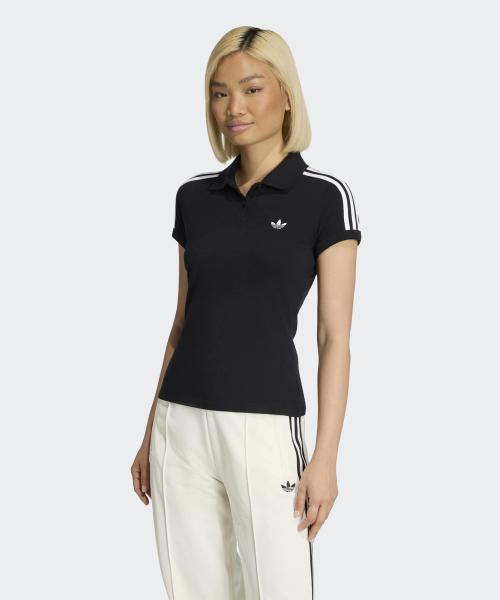 3-스트라이프 폴로 - 블랙:화이트 / KD7974
