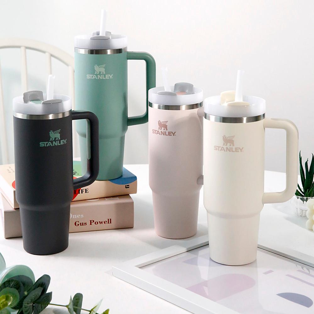 스탠리 카페 스텐 퀜처2 플로우스테이트 손잡이 빨대 텀블러 887ml