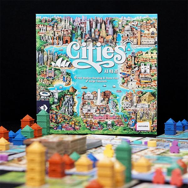 시티즈 (한국도시 프로모 증정): 보드게임 쇼핑몰 보드엠 시티즈 (한국도시 프로모 증정)