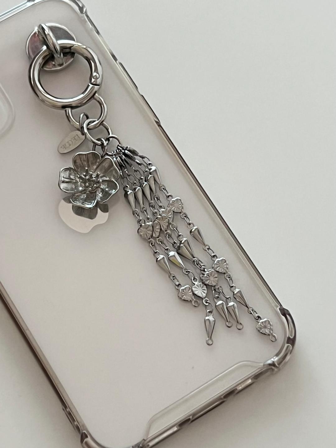 Oriental Flower Keyring