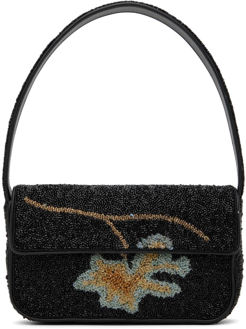 블랙 토미 비즈 숄더백