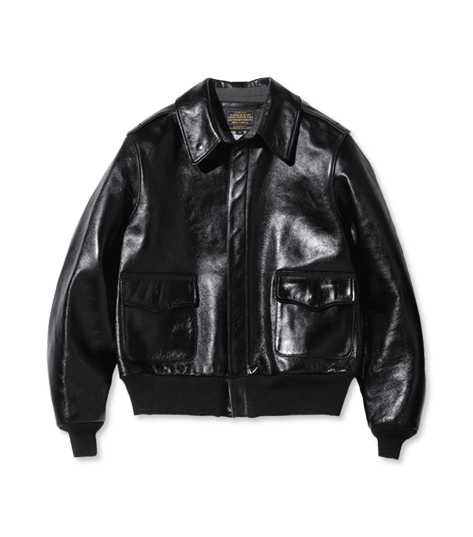 [BUZZ RICKSON'S]Lot No. BR80596  WILLIAM GIBSON COLLECTION Type BLACK A-2\'BLACK’