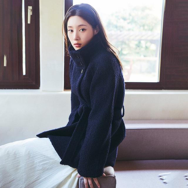 온앤온 Boucle High-neck Half Coat NEW4WHA23_BO - 위시버킷